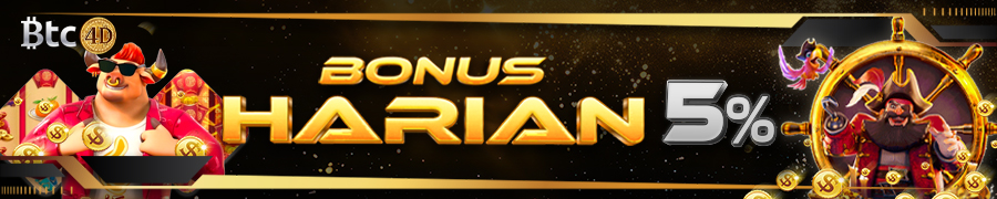 Bonus Harian 5% - BTC4D